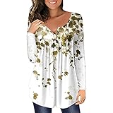 Langarmshirt Damen Baumwolle, Damen Halloween Langarm Sweatshirt Kürbisdruck Sweatshirts Oversized Kürbis-Smiley Print Pullover Tops Kapuzenpullover Hoodie Farbblock Langarmshirt Oberteile für Herbst