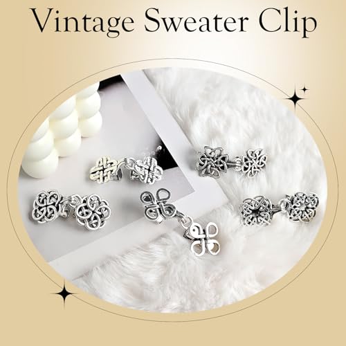 Image of Ladies Sweater Collar Clip Cardigan Clip Shirt Clip Brooch Clip