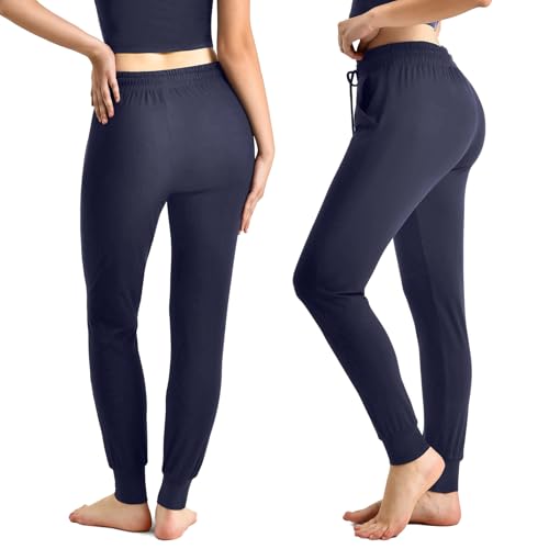 Image of CADITEX Womens Joggers with Pockets Track Athletic Sweatpants Women | Elastic Waistband;Adjustable Drawstring;Fitness Clothing;Fall Fashion;Lightweight Stretchy Gym Clothes