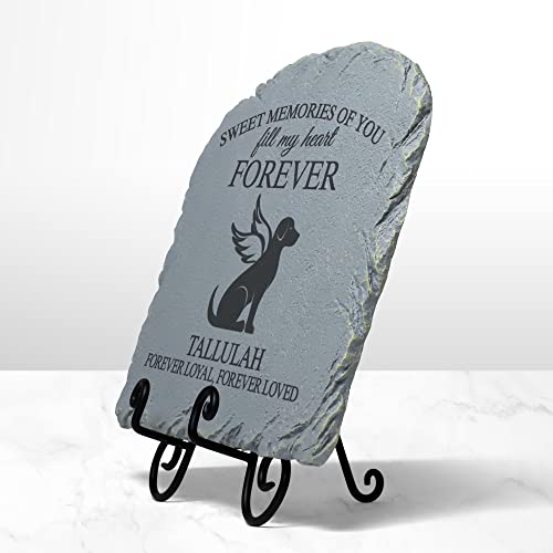 Let's Make Memories Personalized Forever Friend Pet Memorial Stone - Dog - Sympathy Garden Marker #TOP4