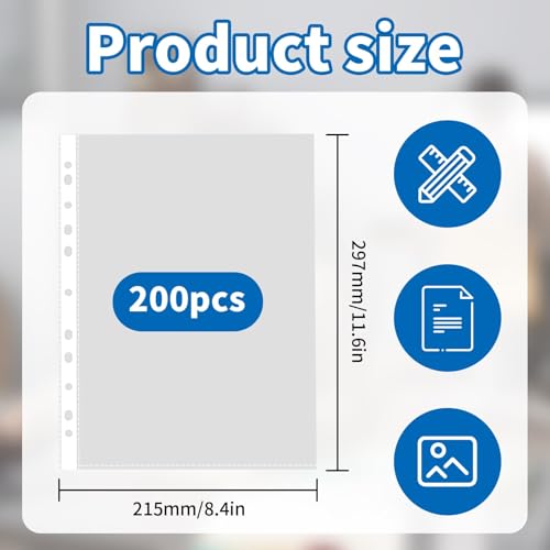 Fundas de plástico resistente de 60 micras antirrotura para proteger documentos importantes 2