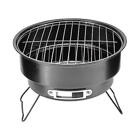 25cm Portable BBQ Charcoal Grill by Young Wolf Cover