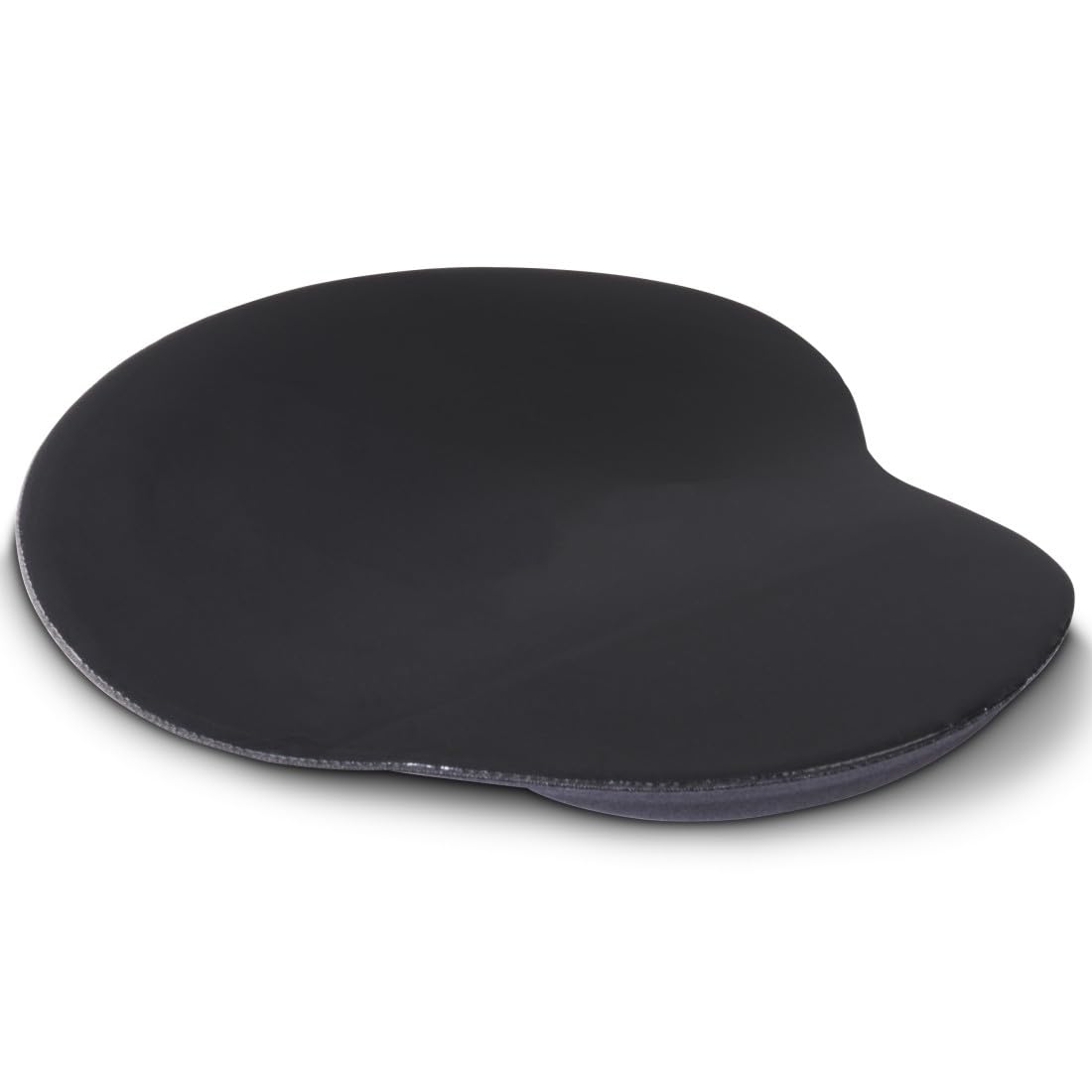 Hama Podkładka pod mysz ergonomiczna (pod mysz komputerową, antypoślizgowa, gumowy spód, mysz laserowa, optyczna, 21,5 x 25,5 x 2,1 cm, elegancka) czarny