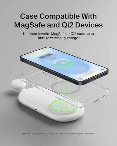 Belkin Qi2 15W 2 in 1 Wireless Charging Pad with USB-C Port - image 8