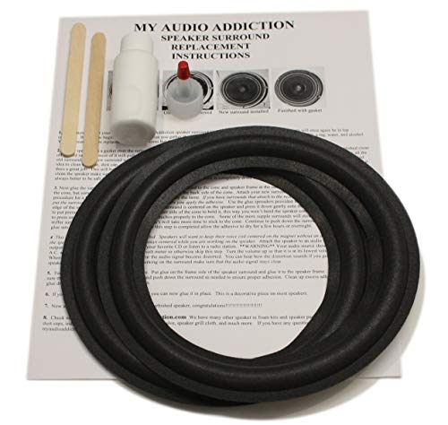 Foam Speaker Surround Repair Kit for Bose 301, 601 8