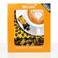 Hellma schokolierte Espressobohnen 380 x 1,1g Zartbitter