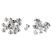 20 Set di Bottoni a Testa Piatta in Ottone Viti per Bottoni in Pelle Rivetti per Chiodi Bottone Cinturino per Scarpe (6.5mm)