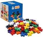 Plus Plus - Big Basic Mix - 100 Pieces - Interlocking Building Blocks and Construction Set - STEM Toy for Kids - Age 1 to 6 Years - P3210
