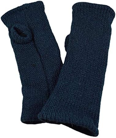 Winter Handschuhe Fingerlos - Gestrickte Armstulpen Mit Plüsch Für Damen
