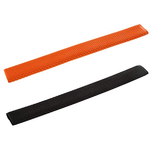 Baosity 2Pcs Billiard Cue Grips Sleeve Accessories Pool Cue Rubber Handle Wrap Grip