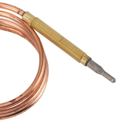 Universal Replacement Thermocouple, High Temperature Resistance Copper Thermocouple, Fireplace Stove Accessories for Gas Furnaces Boilers Water Heaters, Rapid Response Safe to Use - Thumbnail 7