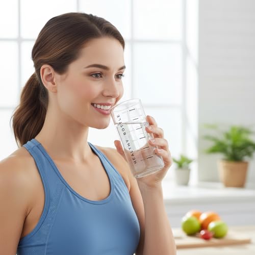 Vaso medidor vidrio 300 ml con medidas claras miniatura 7