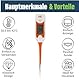 Premium Haustier-Thermometer für Tierbesitzer von Hunden, Katzen, Pferden, flexible digitale Temperatursonde inklusive Tierärztlichen Hobdays Chart