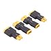 OliRC 4pcs XT30 XT-30 to XT60 XT-60 Male Female RC Connector Adapter(C83-4)