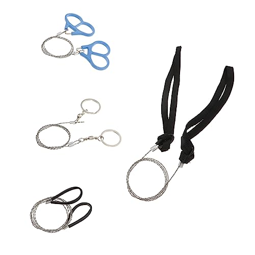 ARTSEWPLY 4 Stück Drahtsäge Camping Überlebenssäge