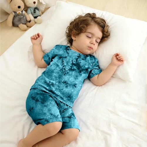 Image of Jimonda Boys Girls Bamboo Rayon Pajamas Set Kids Sleepwear