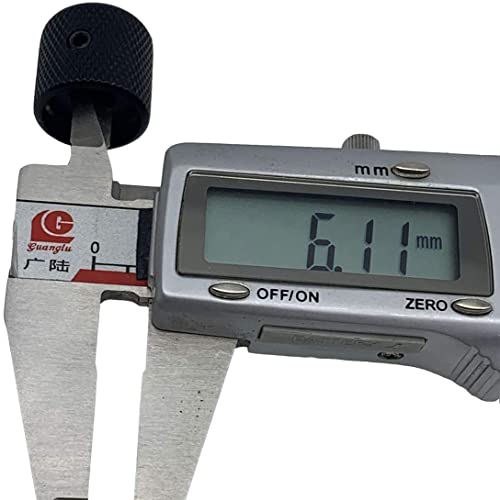 Dopro 2Pcs Black Tele Telecaster Abalone Top Guitar Dome Knobs Bass Knobs With Set Screw And Wrench #TOP5