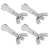 IWOWHERO 4pcs Hacksaw Frame Repair Screw - Hacksaw Tension Bolt Heads for Hand Tool Parts, Woodworking...