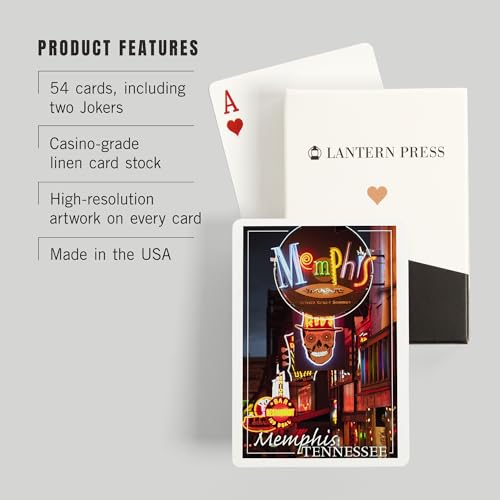 Baraja de Cartas Póker Memphis Tennessee 52 Cartas miniatura 3