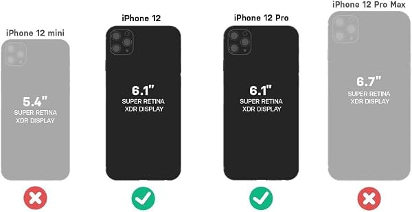 OtterBox Defender Series Screenless Edition Case for iPhone 12 & iPhone 12 Pro (Only) - Holster Clip Included - Non-Retail Packaging - Black by OtterBox - Image 2