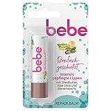 lippenpflegestift selber machen Der bebe Lippenpflegestift 3in1 Repair Balm mit Sheabutter, Aloe Vera und Bienenwachs wirkt mit multifunktionaler Formel gegen trockene und spröde Lippen