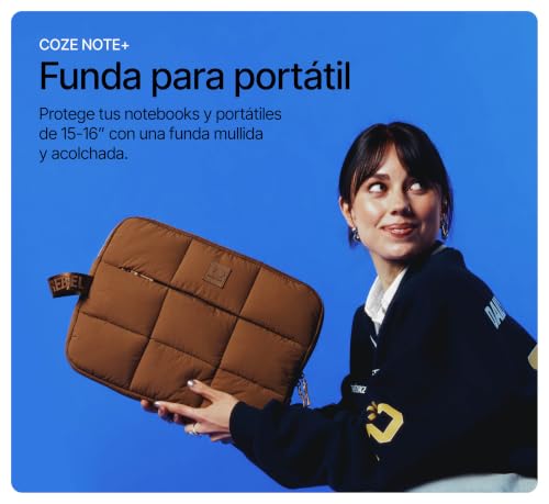 Funda acolchada para portátil 13-14 pulgadas Fresh 'n Rebel Coze Note MacBook Air Pro Liquid Silver 2