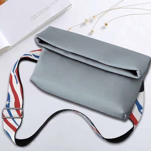 Image of Talayituse American Flag Zebra Stripe Print Shoulder Strap Wide Purse Bag Strap Adjustable Replacement Belt Luggage Crossbody Shoulder Bag Strap for Women Girls