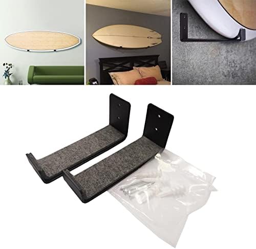 Double Hook Wall Rack Surfboard Hook Storage Holder Longboard for Indoor