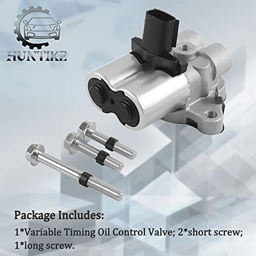 Huntike 918-806 Engine Variable Timing Oil Control Valve Compatible with 2014-2015 Chevy Malibu Impala 2.5L Part# 12633613 19419980