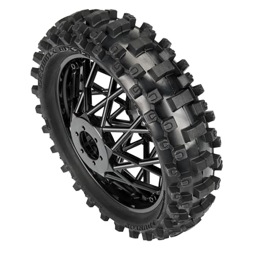 Image of Pro-Line Racing Dunlop Geomax MX33 V2 Bead CR4 Rear Tire MTD Bullyspoke Black Promoto-MX PRO1023010