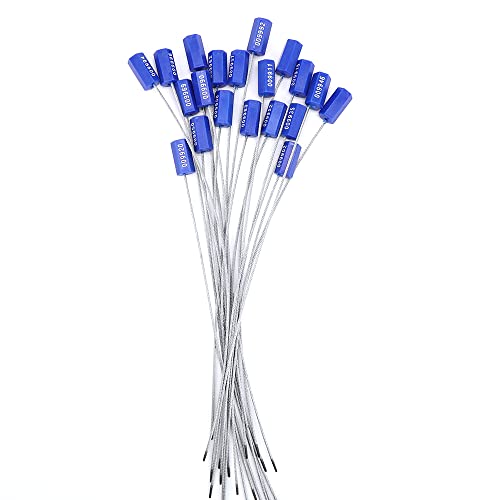 FANXIANG Lot de 20 joints de câble de sécurité numérotés inviolables pour camion, remorque, cargaison Cover