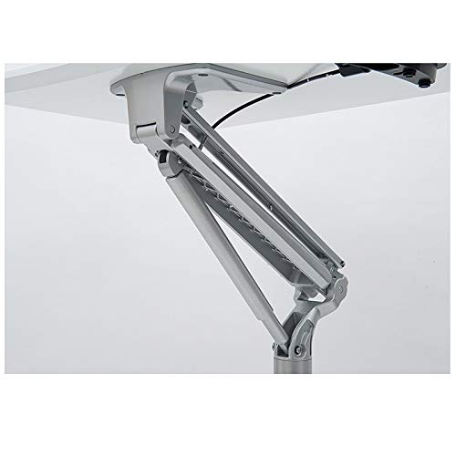 JSEIAJB Multimedia Mobile Lifting Computer Table Lecture Table Standing Training Table Desk Work Desk Notebook Table — view 5