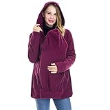 AIBAB Känguru-Mutter Sweatshirt Herbst Und Winter Frauenkleidung Kindertasche Mit Kapuze Baby Schlafsack