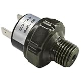 BDZMC 120-150 PSI Air Pressure Switch, 1/4' NPT Thread, DC 12V/24V, Black+Silver, ON-NONE-OFF