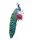 Zaiphany Peacock Wall Decals Peel and Stick,Peacock Wall Stickers Decor for Home Living Room Bedroom