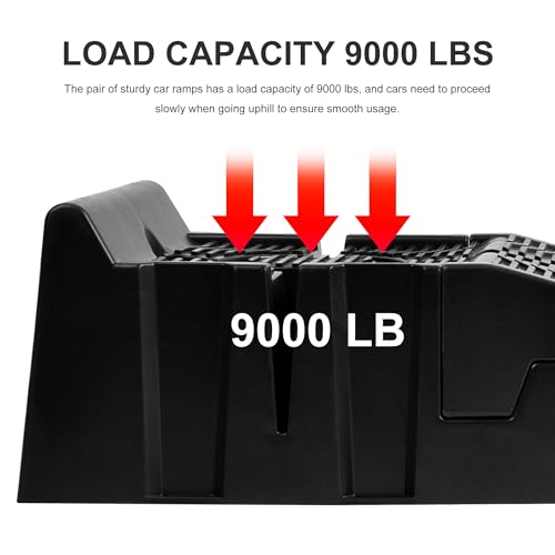 image for WINMAX TOOLS AUTOMOTIVE 2-Pack Car Ramps - Heavy-Duty Car Lifts for Ho