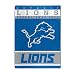 NFL Detroit Lions Plush Raschel Blanket, 60 x 80-Inch, Blue