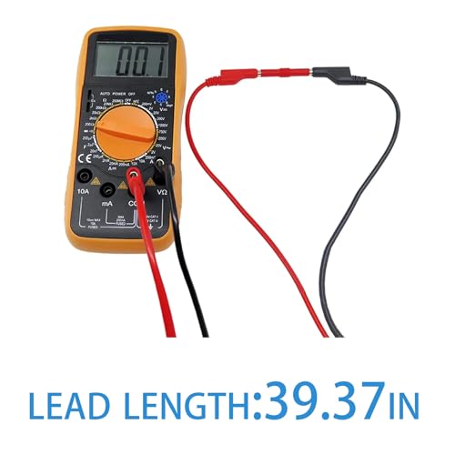 Image of 1000V 5PCS Double-Ended Multimeter Test Leads, 5 Colors multimeter Leads kit