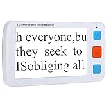 ❂【17 modes de couleur et 5 niveaux de luminosité】 : faites en sorte que cette aide à la lecture réponde aux besoins de différentes personnes, le dos de la loupe numérique avec un support pliable sur la poignée, elle peut être posée sur la page selon un angle pour que vous ne puissiez pas le faire. Je n'ai pas besoin de me pencher pour lire le texte. La poignée peut également être installée selon l'habitude des mains gauche et droite.