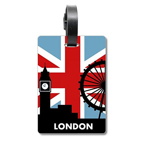 Étiquette de bagage Union Jack pour valise de voyage en avion