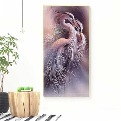 Peinture par Numéro Kit Oiseau 50x150cm anti-stress Grand Format 5D