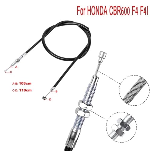 Cable de embrague de 110 cm para CBR600 F4I para viajes largos sin fatiga 3