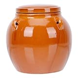 Récipient alimentaire en céramique : gardez votre cuisine organisée et vos aliments frais et attrayants, pot avec couvercle