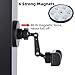 Gym Magnetic Phone Holder Mount Attach to Metal Surface, 360° Rotatable Heavy Duty Magnet Phone Mount for Gym Workout Record, Compatible with iPhone, Samsung, All Cell Phone