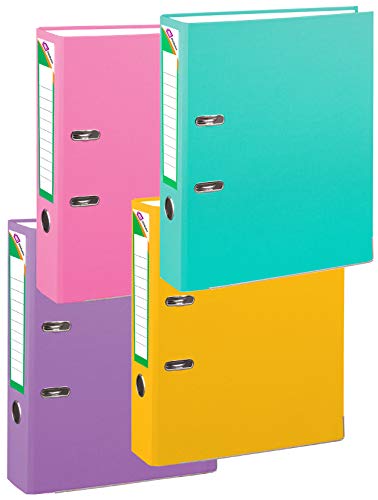 Lot de 4 classeurs à levier pour classeur A4 Cover