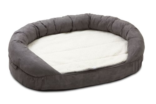 Karlie Liegebett Ortho Bed, oval, grau L: 72 cm B: 50 cm H: 20 cm grau