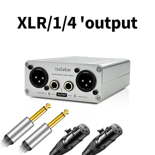 Accessoire de mixage commun 6,35 mm avec boîtier isolant robuste