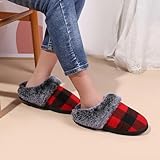 Pantofole pelose in memory foam e antiscivolo