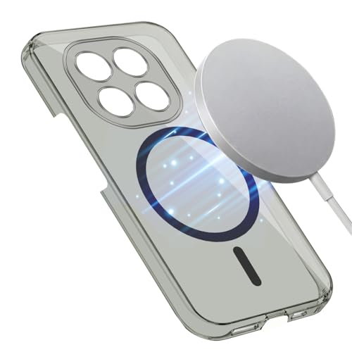 Image of Jkobi Lifetime Anti-Yellow MagSafe Compatible Clear Back Cover Case for Redmi Note 14 Pro Plus (Sleek Hard Crystal | Shockproof and Camera Protection)