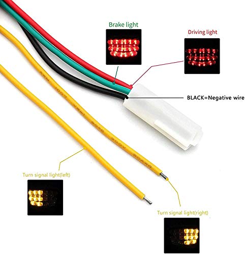 Image of MZS Motorcycle Tail Light LED Integrated for EX 650 ER6N ER6F 2012-2016